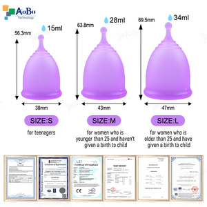 Copas Menstruales Feminy en Oferta, Silicona Médica, <span class=keywords><strong>Precio</strong></span> Económico, <span class=keywords><strong>Copa</strong></span> <span class=keywords><strong>Menstrual</strong></span> Insertable, <span class=keywords><strong>Copa</strong></span> <span class=keywords><strong>Menstrual</strong></span> Ecológica para Mujeres - Product Image 2