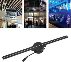 Projecteur d'affichage à LED d'hologramme HD 3D personnalisable ventilateur de publicité extérieure de 42cm projecteur holographique OEM efficace - Product Image 3