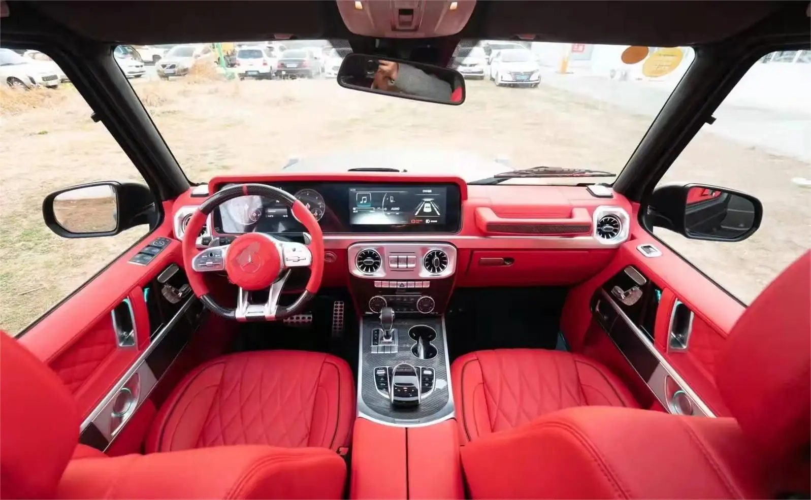 2023 Hot Sale G-Klasse G-Serie Benz Big G Interieur Upgrades Kit mit digitalem Bildschirm G500 G63 RELY AUTO