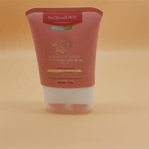 Vide Rechargeable Corps Mince Gel Crème Bouteille De <span class=keywords><strong>Massage</strong></span> Tube 50ml 90ml Blanc PE En Plastique OVALE Tube Double Rouleau Emballage De <span class=keywords><strong>Massage</strong></span> - Product Image 2