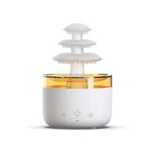 New Innovations Rain Cloud Water Drops Air Humidifier Newly Rain Drop Humidifier Aroma Essential Oil Diffuser With Lights