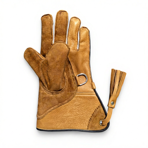 OEM Custom Falconry <b>Gloves</b> Genuine Leather Bird Handling <b>Gloves</b> Manufacturer Falconry equipment 30cm <b>Long</b> Nubuck <b>Gloves</b> - Product Image 4