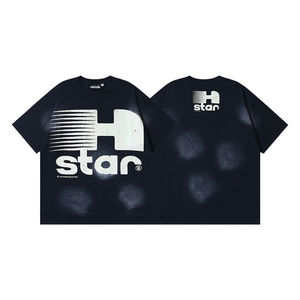 2025 New JKM Top Hell Quality Hell and <strong>Star</strong> T <strong>Shirts</strong> Heavyweight High Quality Cotton Vintage Printed Short Sleeve for Men - Product Image 5
