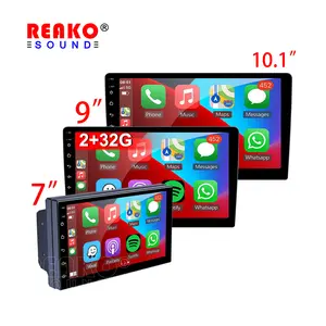 Pemutar Radio mobil Android 8163, 7 9 10 inci 2 Din Mirror Link FM BT navigasi GPS WIFI 2 + 32GB Carplay