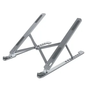 Boneruy Aluminum Adjustable Ventilated Cooling Notebook Stand For Laptop Stand Foldable