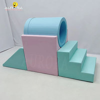 Ensemble de jeux doux d'intérieur zone pour bébé équipement de gymnastique stimulation précoce jeu arc-en-ciel doux