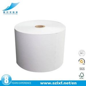 Rouleau de papier thermique en gros 80x80mm 57x50mm 57x40mm, papier de caisse monoface 100% pure pâte de bois certifié ISO 9001 - Product Image 4