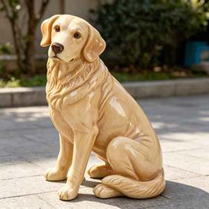 Esculturas de Animales Hechas de Resina Personalizadas, Perros <span class=keywords><strong>Labrador</strong></span>, Aptas para Decoración del Hogar y Jardín - Product Image 6