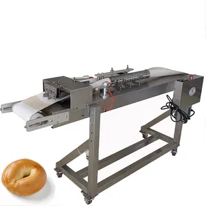 Round Donuts Making Machine / Auto Bagel Bread Forming Roller Machine for Bread Factory Production Line