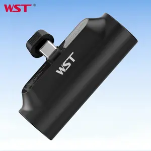 WST Small Power Bank Mobile 5000mah Power Bank Charging Power Bank for Accept Customization Logo