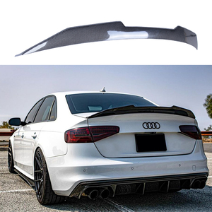 For B8.5 Sedan PSM Style Carbon Fiber <b>Rear</b> <b>Spoiler</b> Trunk Wing 2012-2015 Carbon Fiber - Product Image 1