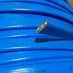 Câble d'alimentation submersible JHSB en cuivre, gaine caoutchouc plate, <span class=keywords><strong>500m</strong></span> pour pompes à eau de forage et pompes à eaux usées - Product Image 5