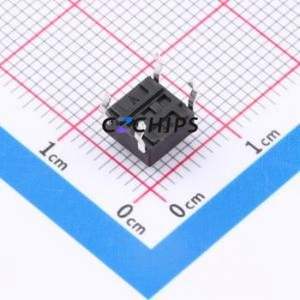 TP10812645 Tactile Switch Through hole Component (THT),6x6mm Switch Single Pole Single Throw Round Button 2.6N Through Hole - Product Image 2