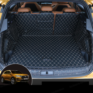 Tapis de coffre en cuir pour Citroën <span class=keywords><strong>DS7</strong></span> <span class=keywords><strong>2018</strong></span> 2019 2020, accessoires intérieurs pour coffre <span class=keywords><strong>Crossback</strong></span> - Product Image 2