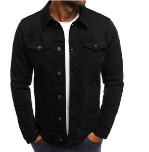 Veste redingote mince de haute qualité motif imprimé personnalisé plusieurs poches saison d'automne nouveau Design vente chaude tricoté - Product Image 1