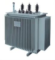 Transformateur immergé dans l'huile 11 kV triphasé série S11 30 kVA 2500 kVA entièrement scellé pour distribution