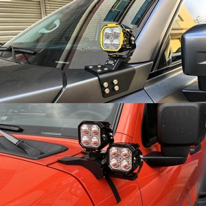 Phare de travail LED bicolore 3 pouces 24W 2131LM étanche IP67 pour camion tout-terrain, SUV, 4x4 - Product Image 6