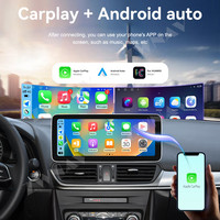 Navigateur GPS ZWNAV avec écran tactile de 12,3 pouces pour Mazda CX-4 2014-2021 avec CarPlay Android Auto 5G/WiFi Carte mondiale