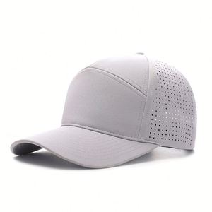 Casquette de golf Performance Rope imperméable, casquette snapback, casquette de baseball imperméable, perforations découpées au laser, casquette de golf sportive pour homme à 7 panneaux - Product Image 2
