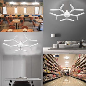 Indoor Versatile <b>Snowflake</b> GB E27 Free Folding Leaf Bedroom Styling LED RGB Anti-Glare <b>Light</b> - Product Image 5