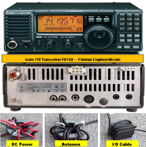 IC-718 100W Radio Amatir Gelombang Pendek Hf/SSB Semua Band Mobile Car Base Station Transceiver untuk Icom