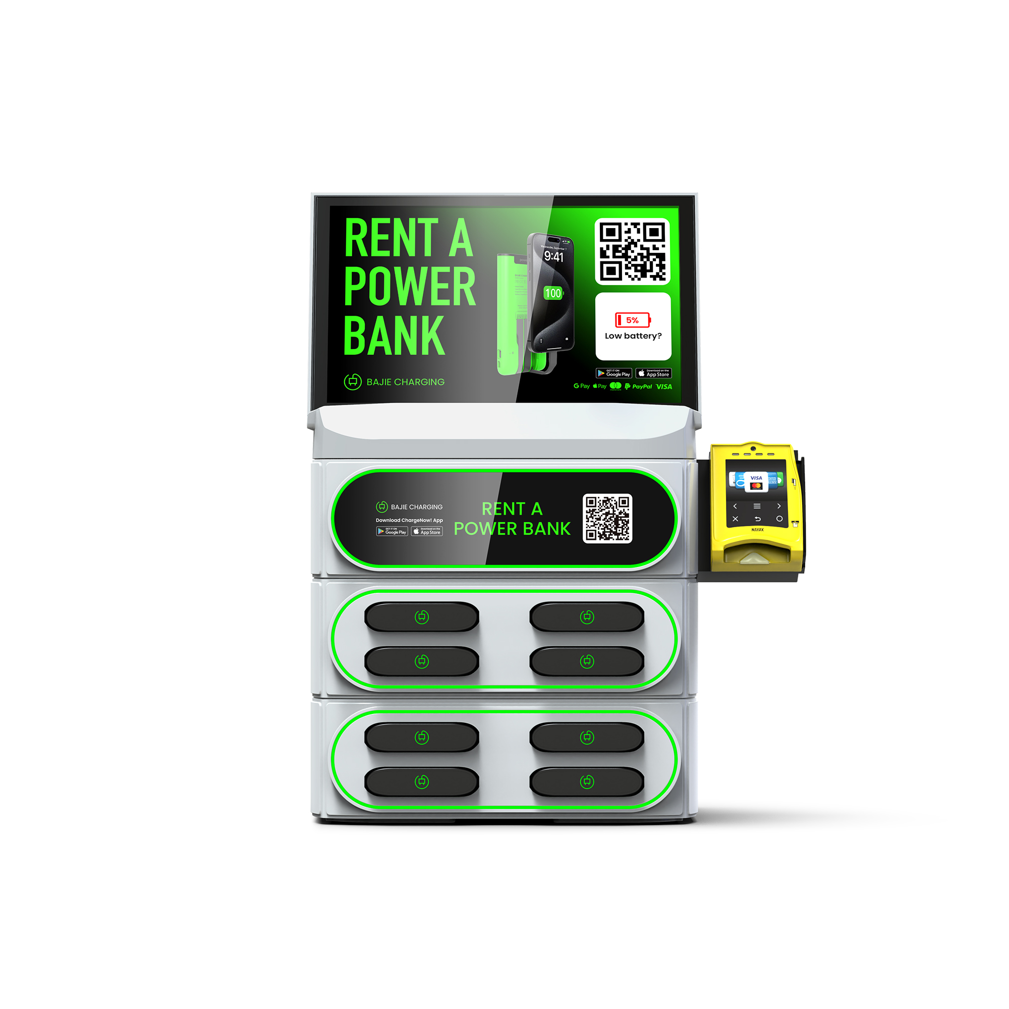 Pos Power Bank Sharing Station 4G - Portable Charging