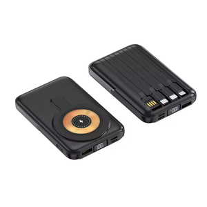 Banco de energía inalámbrico magnético PD 22,5 W de carga rápida <span class=keywords><strong>Mag</strong></span> con soporte seguro plegable y pantalla digital <span class=keywords><strong>PowerBank</strong></span> 10000mAh para iPhone - Product Image 6