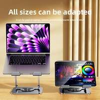 Support d'ordinateur portable rotatif à 360 degrés en métal intégral YKD SG-19 2025 pour la vente en gros, support de tablette de bureau rafraîchissant et rehausseur pour utilisateurs de PC – Chine