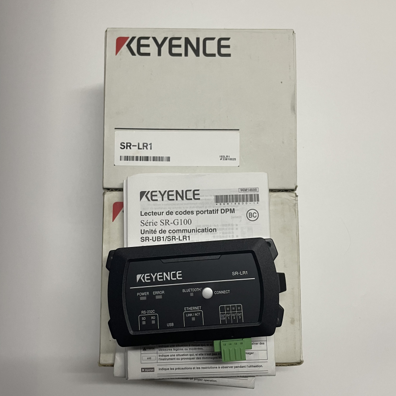 KEYENCE SR-LR1 Handheld DPM Code Reader with Ethernet & RS-232C