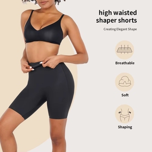 SSHAPER <span class=keywords><strong>Shorty</strong></span> gainant taille haute sans couture pour <span class=keywords><strong>femme</strong></span> avec panneau ventral <span class=keywords><strong>amincissant</strong></span> - Product Image 6