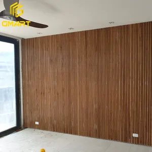 生产线装饰易安装室内竹木纤维防水防褪色Pvc壁板Wpc墙板
