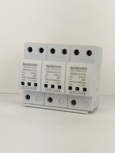 BSD5-A12.5 T1 Utilisation industrielle Courant d'impulsion maximal 12,5 kA 3P 275V Matériau PBT Système solaire Équipement électronique - Product Image 4