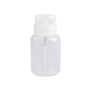Flacon pompe vide 200 ml pour dissolvant de vernis à ongles, distributeur de nettoyant transparent rechargeable, outil de manucure professionnel, vente en gros - Product Image 5