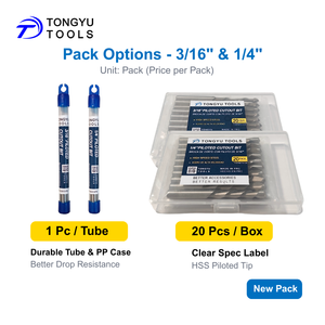 1/4 "vách thạch cao cửa sổ và cửa cắt ra Zip <span class=keywords><strong>bit</strong></span>, hướng dẫn điểm nặng downcut xoắn ốc HSS Router <span class=keywords><strong>bit</strong></span> cho tấm thạch cao cắt nhanh - Product Image 5