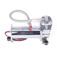Kit de suspension pneumatique SQ495-14-Silver Tuning 1/4 NPT Compresseur de suspension Pompe à air pour camion
