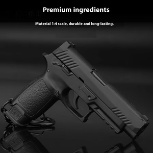 LT súng lục ABS Keychain 6.5cm LT bán buôn <span class=keywords><strong>Mini</strong></span> Súng đồ chơi Keychain P320 - Product Image 3