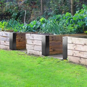 Support d'extension d'angle en acier inoxydable pour pergola 4x4 jardin extérieur Installation facile <span class=keywords><strong>Kit</strong></span> de support polyvalent - Product Image 6