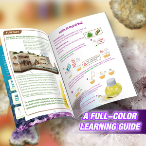 Kit de Aventura de Cueva de Cristal para Pequeños Científicos, Educativo STEAM, Excavación de Geoda Real, <span class=keywords><strong>Ciencia</strong></span> Geográfica, Colorido, Unisex - Product Image 5