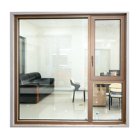 Ventanas y Puertas Abatibles de Perfil de Aluminio con Vidrio Templado para Cocina, Entrada y Uso en Hoteles - Calificadas por Energy Star, Precio de Fábrica