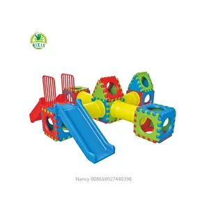五颜六色的塑料幼儿园儿童玩隧道 QX-B4404