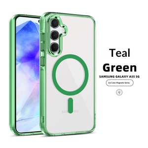 Funda Magnética Transparente para Teléfono, Color Hielo, para Samsung A56 A57 A37, Alta Transparencia, Protección Anticaídas - Product Image 2