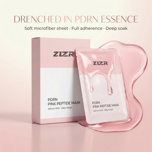 PDRN Mask 10000ppm Salmon DNA Pink Peptide Glass Skin Sheet Mask Barrier Repair Hydrating Soothing Korean Skincare - Product Image 4