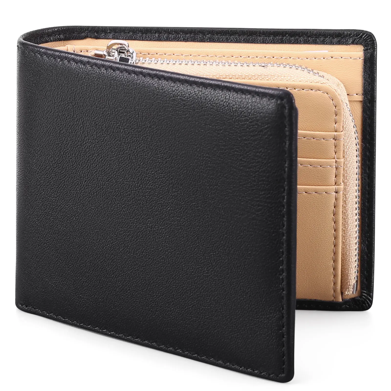 Custom High Quality Pu Leather Wallet RFID Blocking Wallets With Coin Pocket Wholesale Wallets For Men