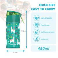 Bouteilles d'eau potable mignonnes uniques en plastique Offre Spéciale d'enfant d'impression pour la boisson directe d'école d'enfants