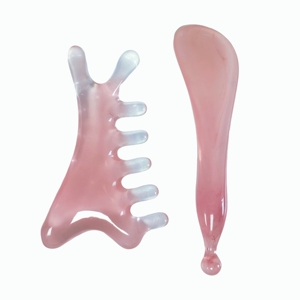 Peigne de massage en résine et bâton de massage à long manche, ensemble de 2 pièces, outils de massage pour la beauté et les soins de la peau - Product Image 5