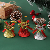 Weihnachtsbaum-Hängeornamente Glocken Kreative Weihnachtsdekorationen für Zuhause Innenbereich Szenendekoration Feiertagsparty Anhänger Deko-Zubehör