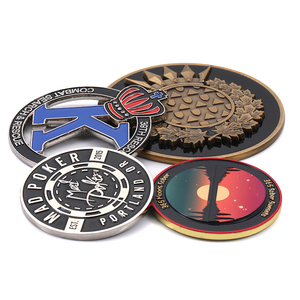 เหรียญที่ระลึกอีนาเมลทำจากเรซินทางเรขาคณิตโลหะหลายเหลี่ยมแบบพรีเมี่ยมใหม่ล่าสุด - Product Image 3