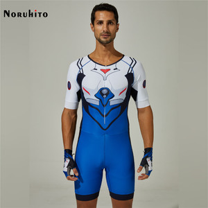 Conjuntos de Ropa de Ciclismo <span class=keywords><strong>Shinji</strong></span> <span class=keywords><strong>Ikari</strong></span> Eva Neon Genesis, Pantalones Cortos de Ciclismo MTB, Pantalones Cortos de Bicicleta, Pantalones de Ciclismo, Pantalones Cortos MTB con Tirantes, Traje de Triatlón - Product Image 3