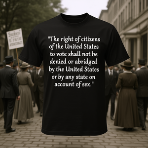 T-shirt du centenaire de la 19e amendement, histoire des droits de vote de 1920 - Product Image 3