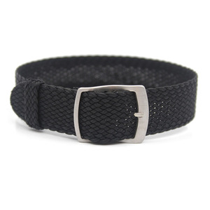 2025 Hotsale correas de reloj de tela de nailon Multicolor cepillado hebilla arenado <span class=keywords><strong>Perlon</strong></span> correa de reloj de nailon de un solo paso - Product Image 6
